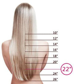 22 Inch Pre-bonded Hair Extensions