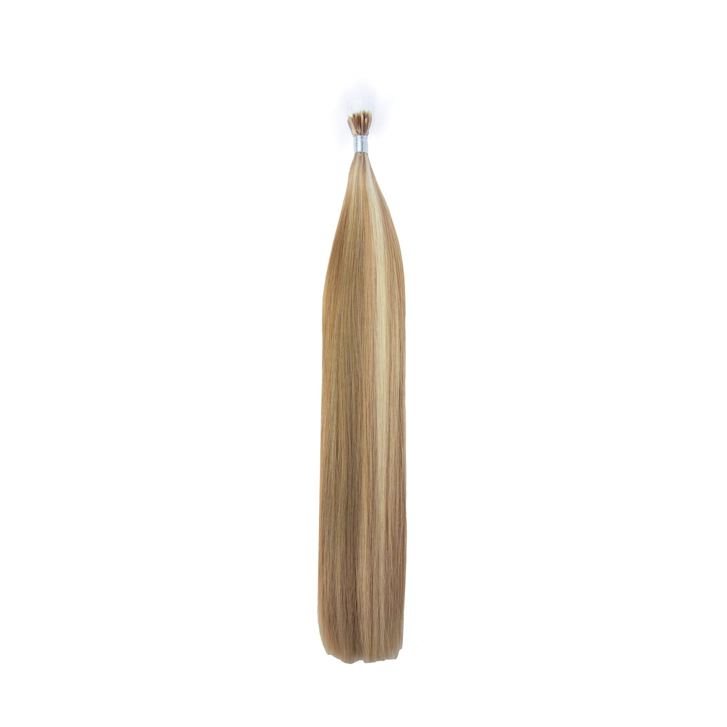 Biscuit Blondey (#18/613) Remy Royale Nano Bond Hair Extensions: full extension