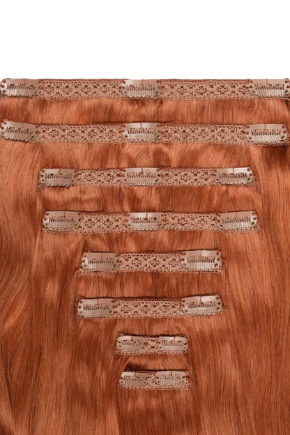 Double Weft Hair Extensions Cowgirl Copper (#350/33)