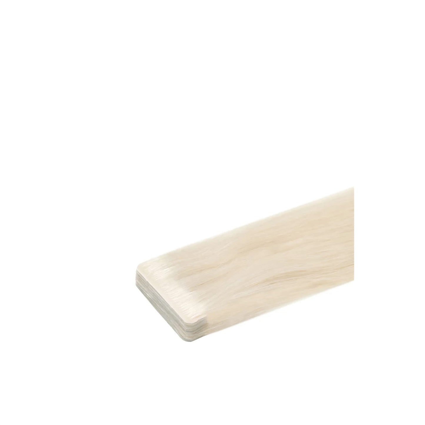 Lightest Blonde (#60) Remy Royale Invisible Tape In: Extension close up