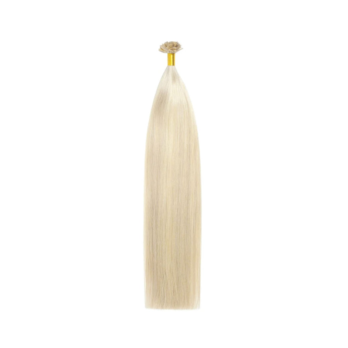 BlondeMe (#60/SS) Remy Royale Flat Tip Hair Extensions: full extension
