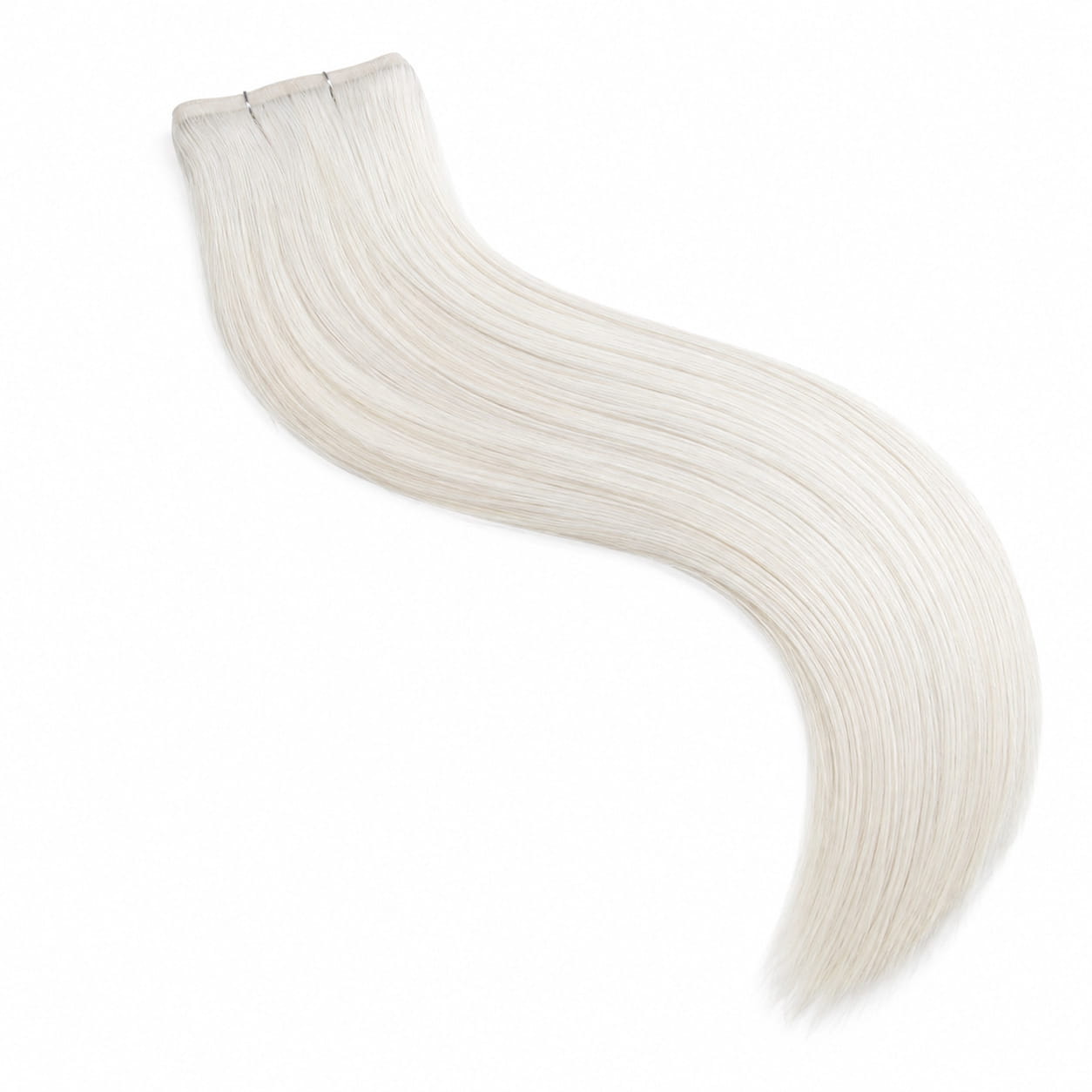 Remy Royale Tape Weft Hair Extensions - Ice Blonde
