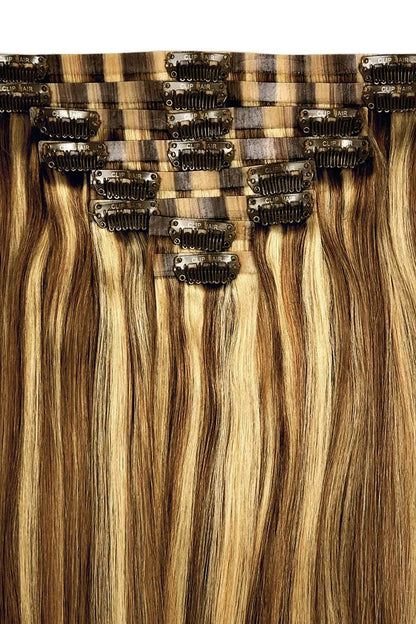 Remy Royale Seamless Clip ins - Chocolate Honey (#4/27)