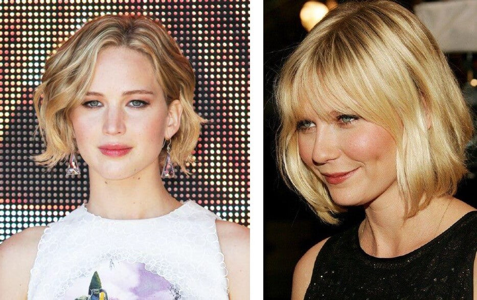 Jennifer-Lawrence-and-Kirsten-Dunst-short-hairstyle