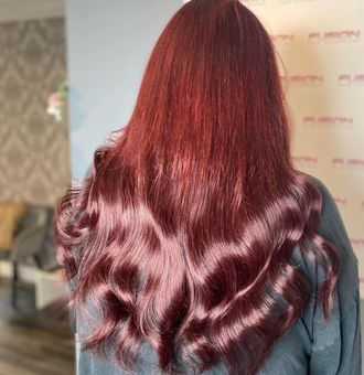 mahogany red hair extensions