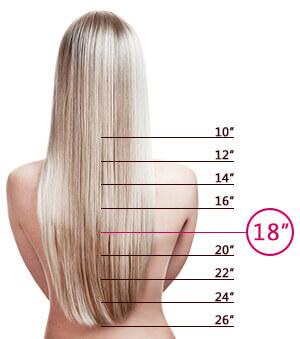 18 Inch Clip-in Hair Extensions