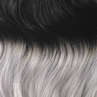 Silver Black Ombre
