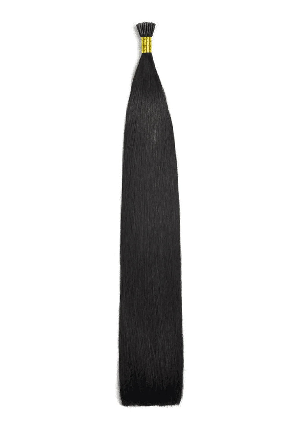 Jet Black Remy Royal I Tips Hair Extensions