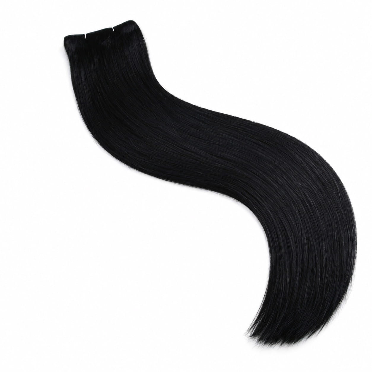 Remy Royale Tape Weft Hair Extensions - Jet Black (#1)