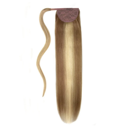 Iced Cappuccino (#14/22) Straight Up Wrap Around Ponytail Extension