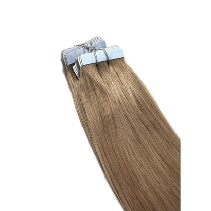 Dark Blonde (#14) Tape In hair Extension: Attachment method