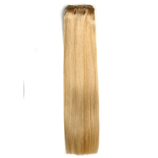 Remy Royale Double Drawn  Human Hair Weft Weave  Extensions - Barbie Blonde (#16/60)