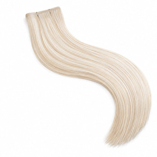 Remy Royale Tape Weft Hair Extensions - Barbie Blonde (#16/60)