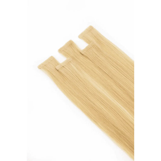 Light Golden Blonde (#16) Remy Royale Invisible Tape In Hair Extensions