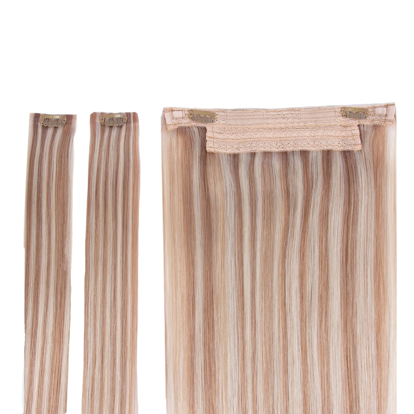 Biscuit Blondey (#18/613) Halo Hair Extensions Full Content