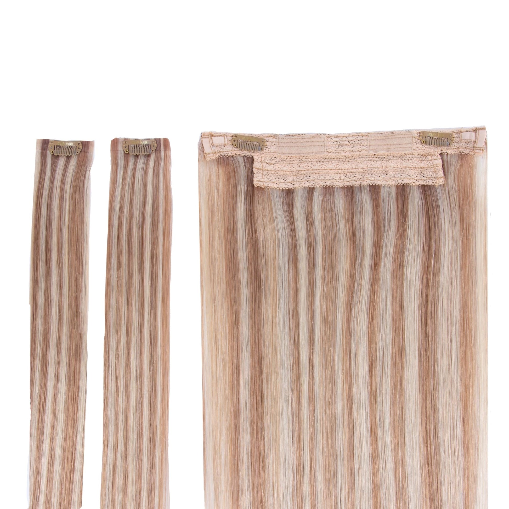 Biscuit Blondey (#18/613) Halo Hair Extensions Full Content