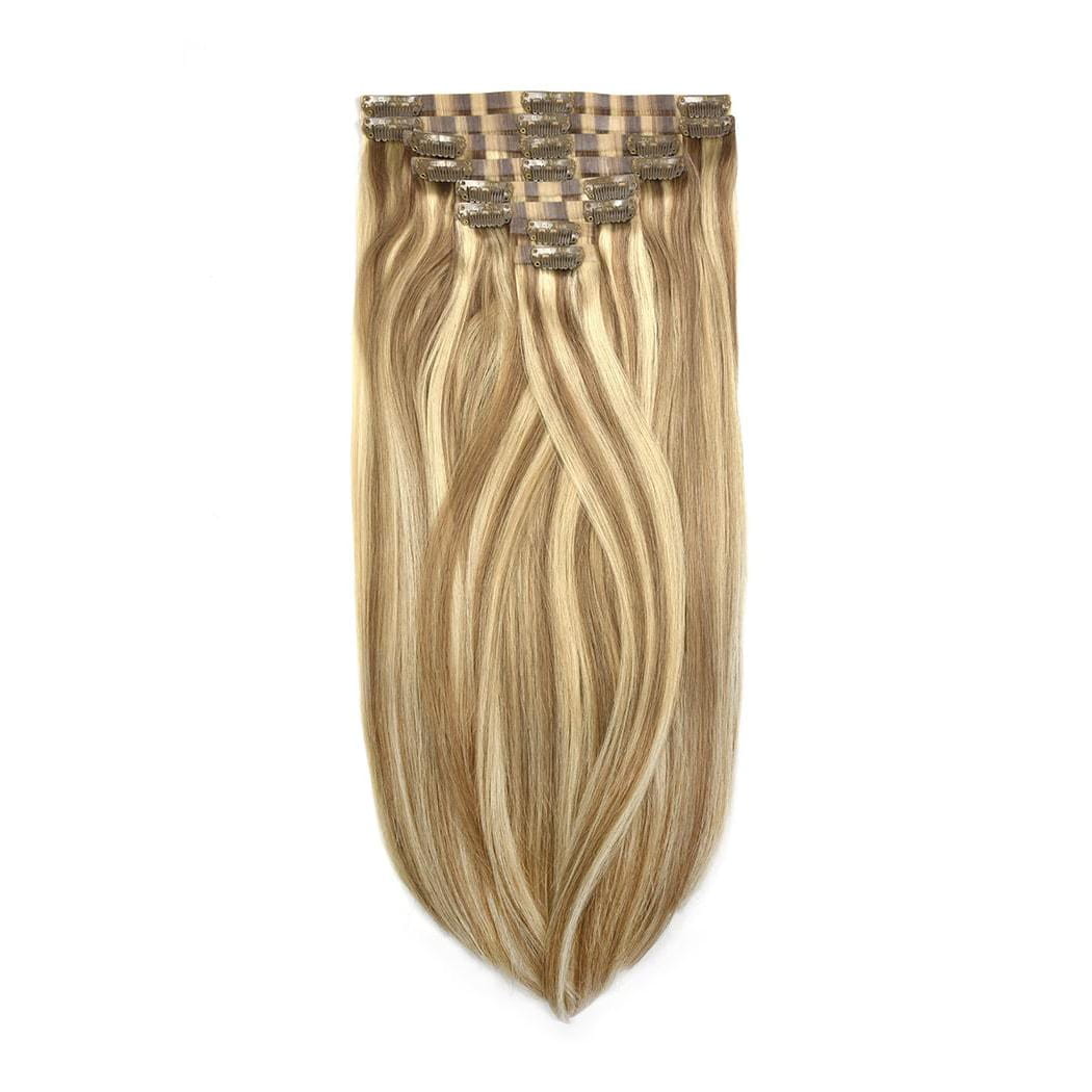 Biscuit Blondey Double Drawn Seamless Clip Hair Extensions
