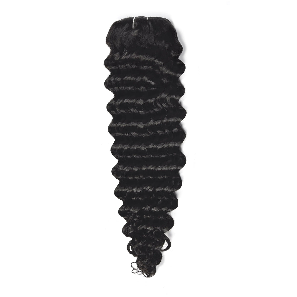 Natural/Off Black (#1B) Curly Clip In Hair Extensions