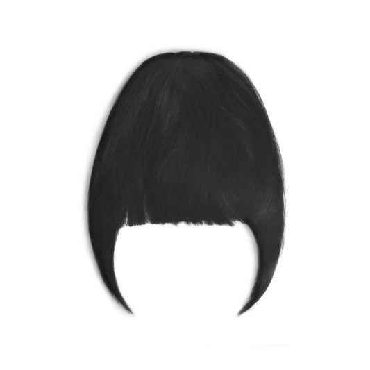 Off/Natural Black Clip In Fringe (#1B)