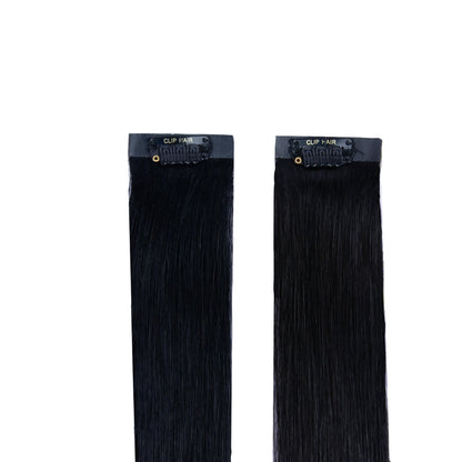 Natural Black (#1B) Halo Hair Extensions Side Pieces