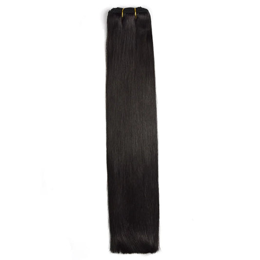 Natural/Off Black (#1B) Remy Royale Double Drawn Weave Extensions
