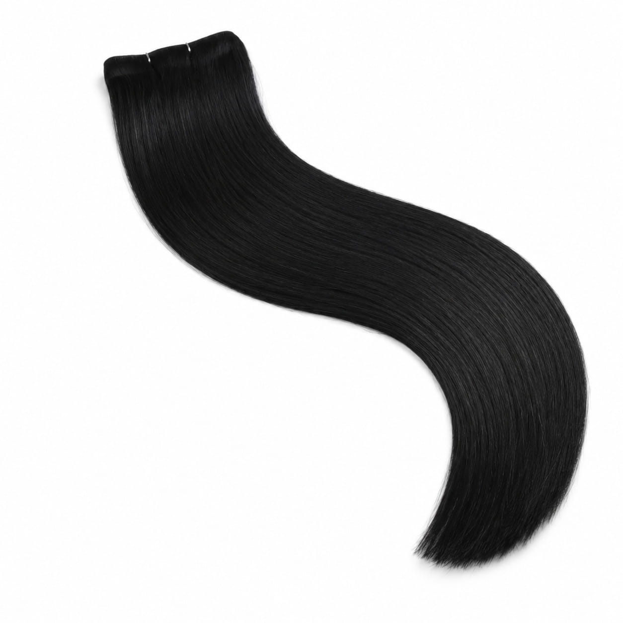Remy Royale Tape Weft Hair Extensions - Natural Black (#1B)