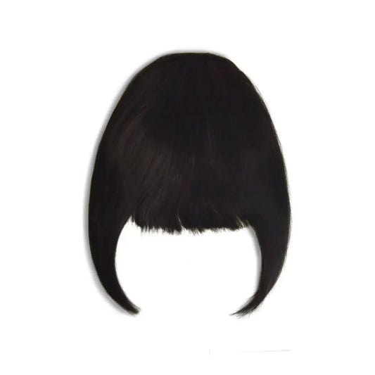 Darkest Brown Clip In Fringe (#2)