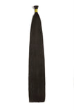 Darkest Brown (#2) Remy Royal I-Tips Hair Extensions