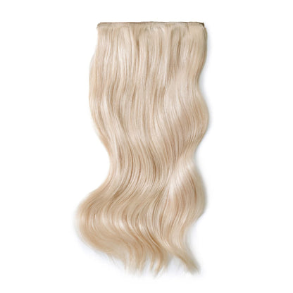 Double Wefted Full Head Remy Clip σε Extension Ανθρώπινων Μαλλιών - Ανοιχτό σταχτό ξανθό (#22)