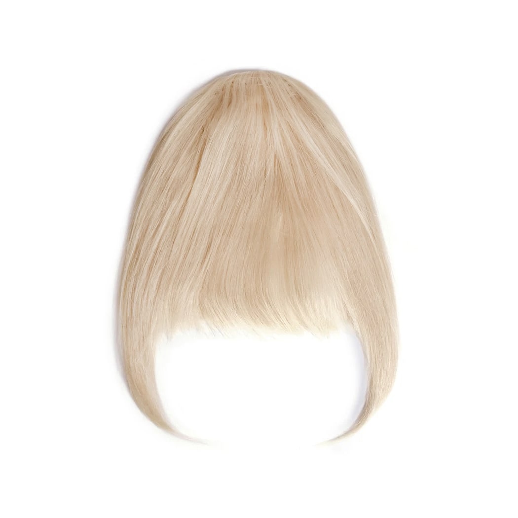 Light Blonde Clip Fringe