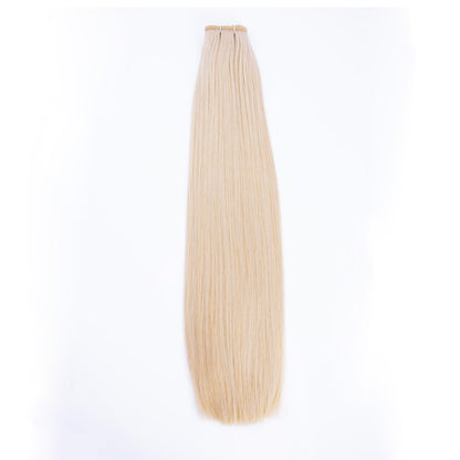 Ανοιχτό σταχτό ξανθό (#22) Extension μαλλιών Remy Royale Flat Weft