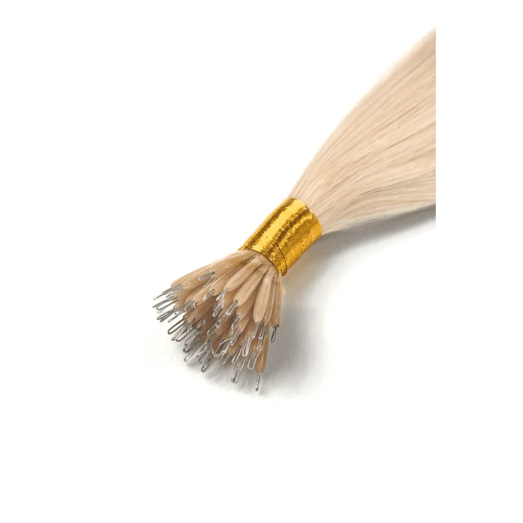 Light Ash Blonde (#22) Nano Ring Hair Extensions