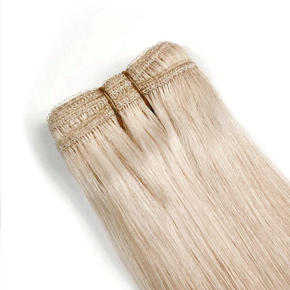 Remy Royale Double Drawn Human Hair Weft Weave Extensions – Lys Ash Blond (#22)