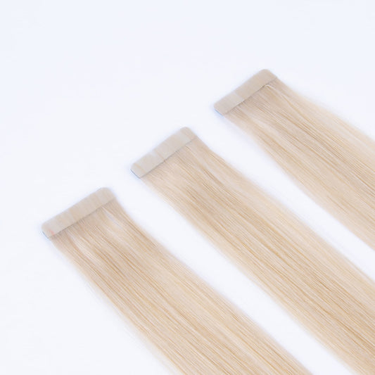 Remy Royale Double Drawn Tape -hiustenpidennykset – vaalea tuhkablondi (nro 22)