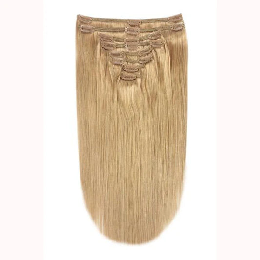 Strawberry/Ginger Blonde (#27) Full Head Clip In Hair Extensions