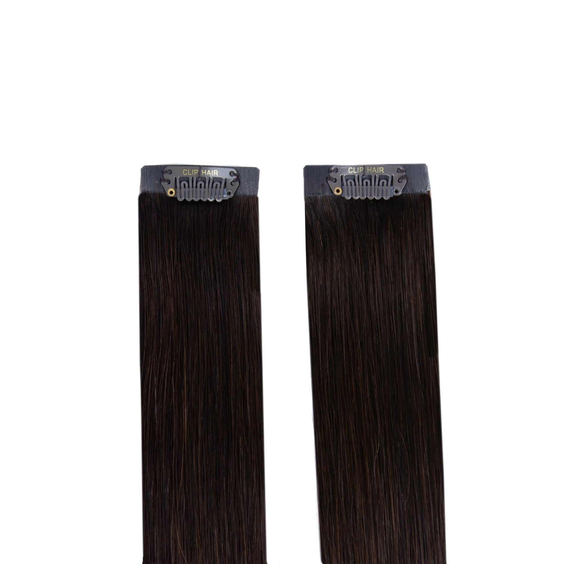 Dark Brown (#3) Halo Hair Extensions Side Pieces