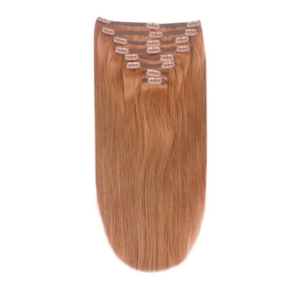 Light Auburn Full Head Clip Hair Extensions