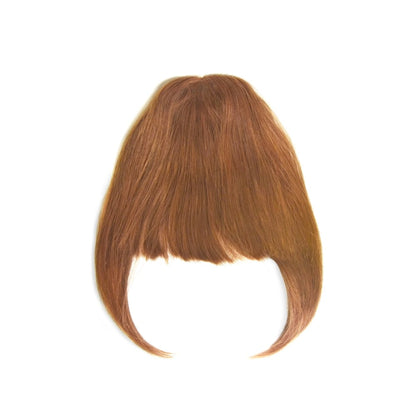 Light Auburn (#30) Clip-In Fringe Human Hair Extension