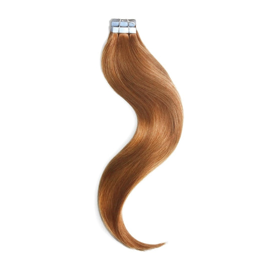 Light Auburn (#30) Tape In Hair Extensions