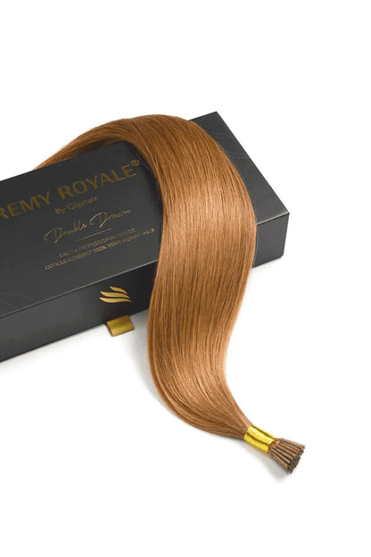 autumn spice #30b remy royale i-tip hair extension