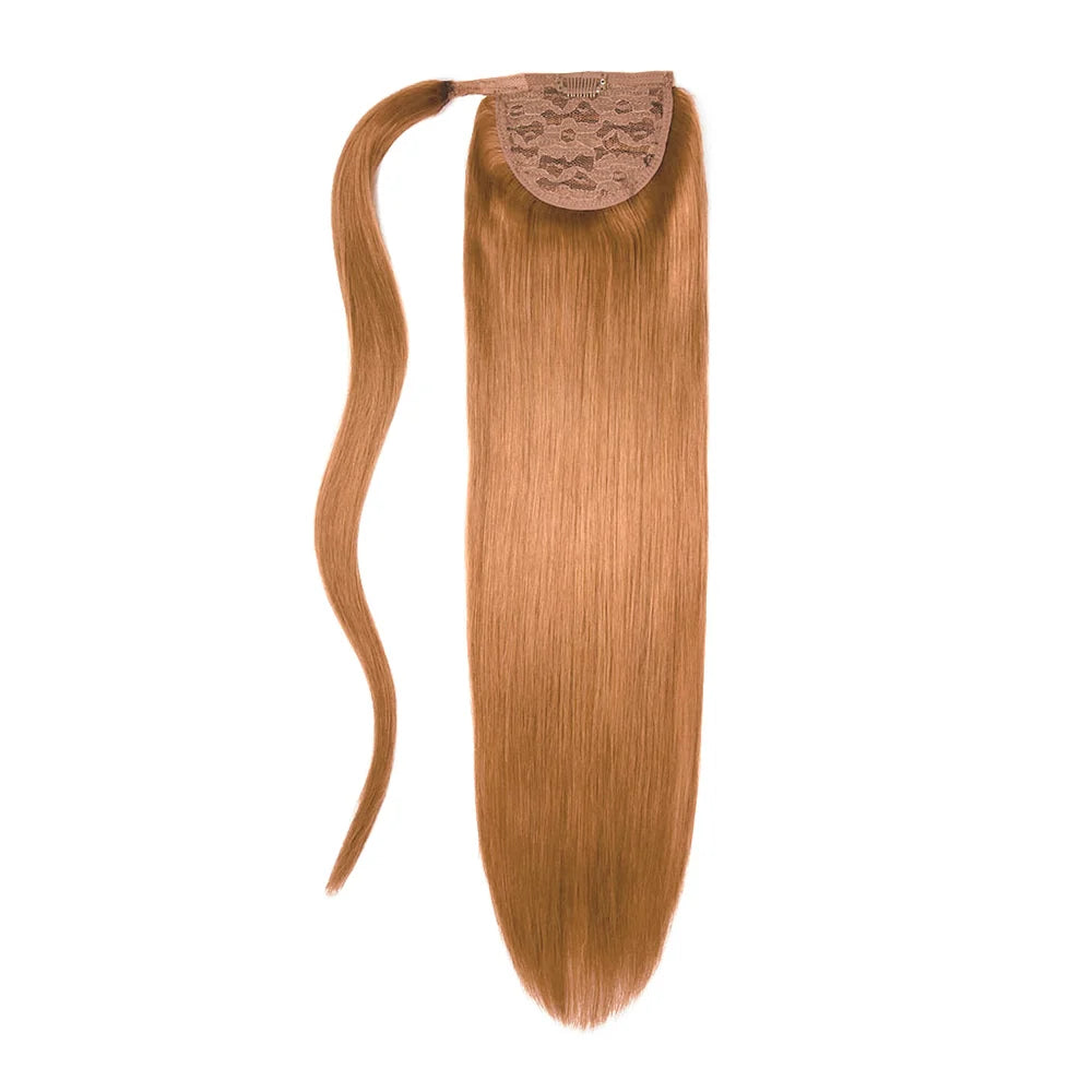 Autumn Spice (#30B) Straight Up Wrap Around Ponytail Extension