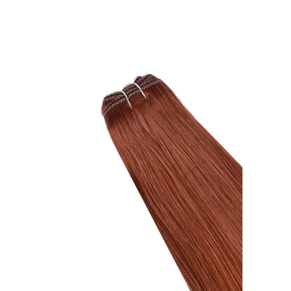 Dark Auburn #33 Remy Royale Hair Weft: Attachment method