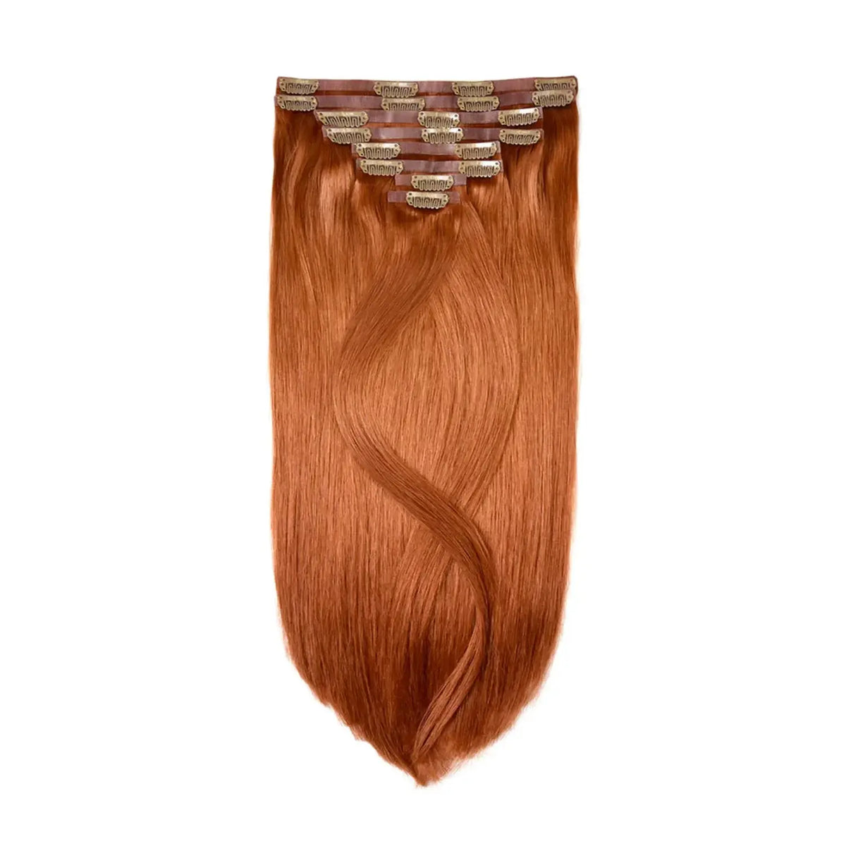 Cowgirl Copper (#350/33) Double Drawn Seamless Clip In Hair Extensions