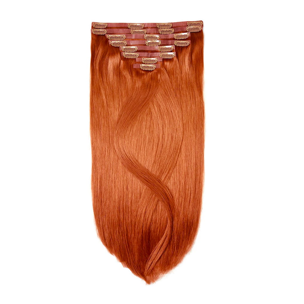 Flaming Ginger Remy Royale Seamless Clip Hair Extensions