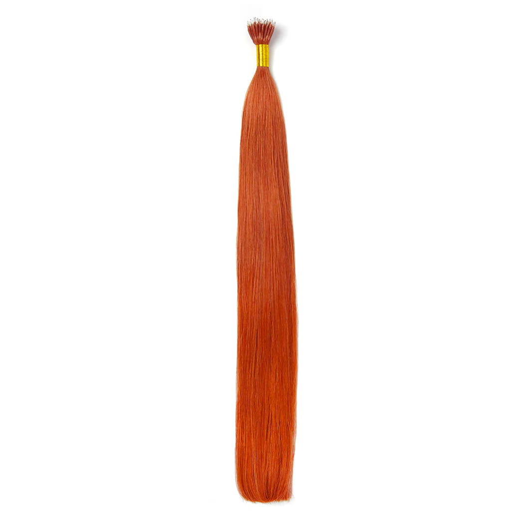 Flaming Ginger Nano Ring Hair Extensions
