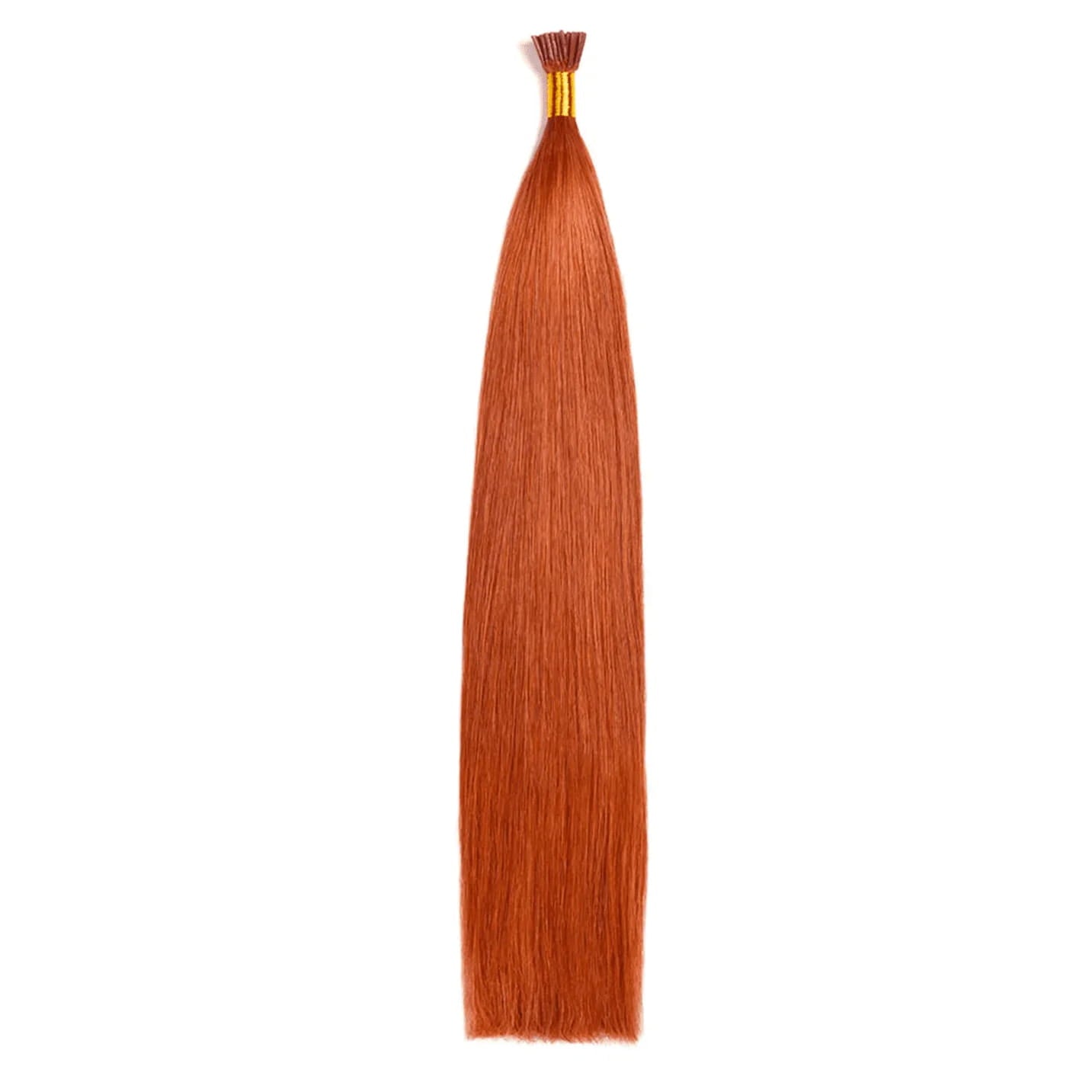 Flaming Ginger Remy Royal I Tips Hair Extensions