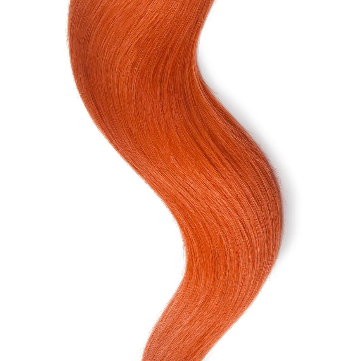 Flaming Ginger (#350) Tape In Hair Extensions: hair extension close up