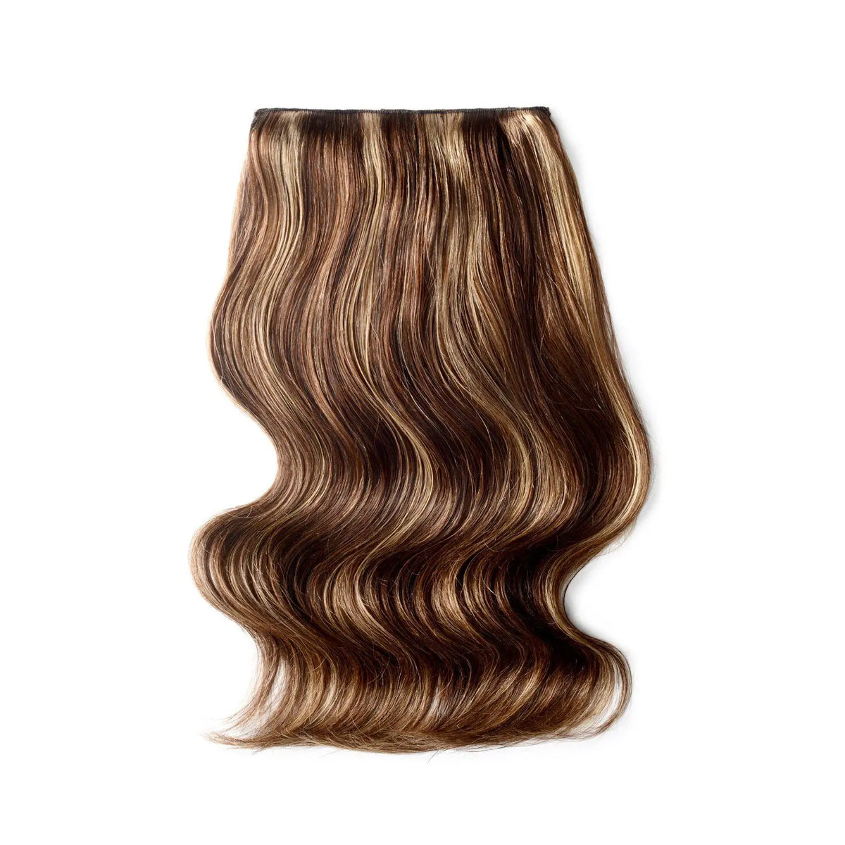 Chocolate Honey (#4/27) Double Wefted Full Head Clip In Hair Extensions