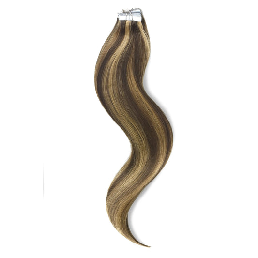 Chocolate Honey (#4/27) Tape In Hair Extensions