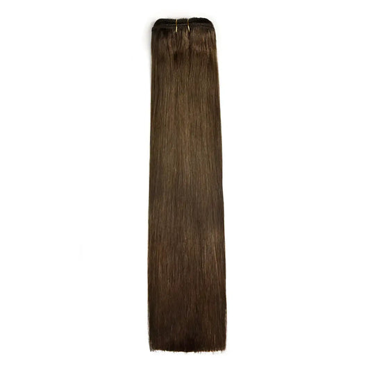 Medium/Chocolate Brown (#4) Remy Royale Double Drawn Weave Extensions